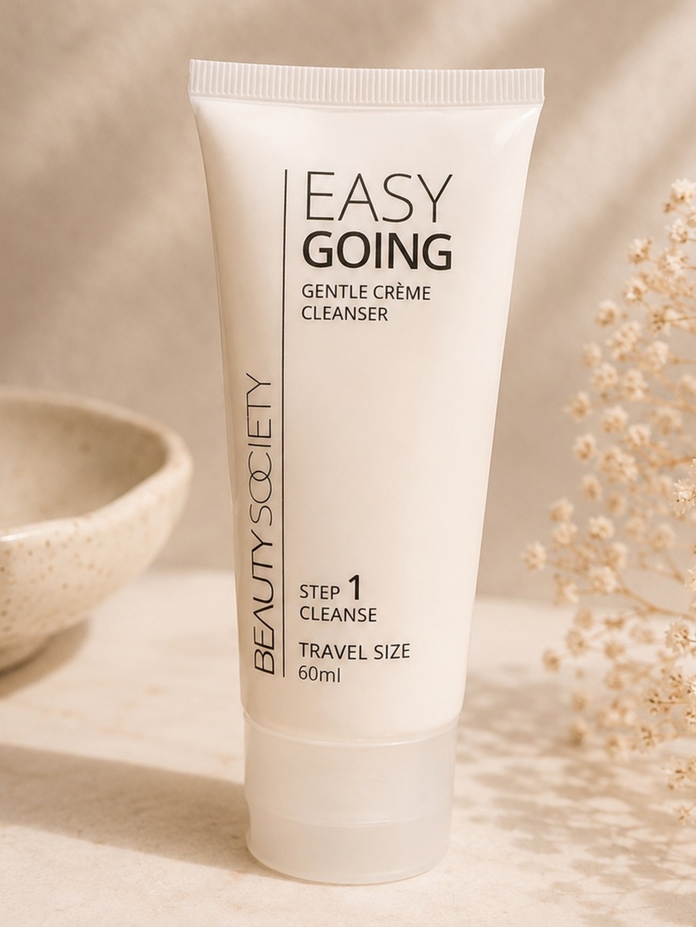 Beauty Society Easy Going Gentle Crème Cleanser — Travel Size NEW
